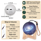 WINSD Memory Sphere Lamp 2.7" Crystal Ball Video Player Memory Orb Lamp Personalized Uploadable Videos & Photos Video Gift for Couples Friends Anniversary Birthday Christmas Gifts