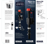 Kohler Genuine Part Gp1083167 Silent Fill Valve Kit For All Kohler Class Five Toilets,12.5" x 3.5" x 3"
