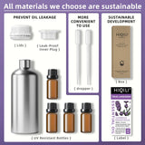 HIQILI 32 Fl Oz Lavender Essential Oil Pure, for Aromatherapy Diffuser, Hair, Includes Premium Quality Glass Dropper-32 Ounces