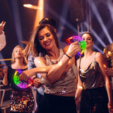 Aywewii LED Tambourines Christmas Glow in The Dark Party Supplies Musical Instruments for Kids & Adults, 3 Modes of Color Flashing, Light Up Toys for Birthday Wedding Concert Carnival