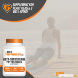 BulkSupplements.com Phytosterols Capsules - Phytosterols Supplement, Beta Sitosterol Capsules, Phytosterol 1000mg - Gluten Free, 2 Capsules per Serving, 180 Capsules (Pack of 1)