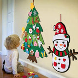 Montessori Felt Christmas Tree for Toddlers, Felt Christmas Tree for Kids, 2026 New Oversized Hanging Xmas Gifts, with Lights