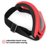 YSCare 6 Pack Protective Goggles, Safety Glasses with Clear Lens and Adjustable Strap, Protective Eyewear Compatible with Nerf Guns for Game Battle Christmas Gift