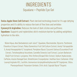 Biossance Squalane + Peptide Eye Gel - Ultra-Hydrating Under Eye Cream - Reduces Puffiness & Dark Circles - Eye Wrinkles Repair Moisturizer- Anti Aging & Hydrating, Day & Night Cream - 0.5oz