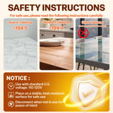 Warming Mat For Food Extra Large 36"x16" Quick, Full-Surface Heating Portable Food Warming Mat 6 Temp Levels, 8-Hour Timer, IPX7 Electric Warming Trays Rollable Silicone Food Warmer for Parties Buffet