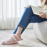 MAXTOP House Slippers for Women Fluffy Memory Foam Cute Comfy Fuzzy Slippers Slip on Anti-Skid Christmas Gifts for Women Mom Indoor and Outdoor Size 9 10 Pink