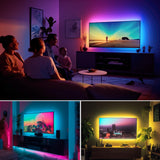 maylit 18ft ICRGB TV LED Backlight for 75-85in TVs