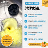 Washer Dishwasher Disposal & Coffee Cleaner Tablets - 96 Tabs Includes ACTIVE Washing Machine Cleaner, Dishwasher, Disposer, Coffee Maker Descale Tabs - Deep Clean & Refresh Appliance - 1 Year Supply