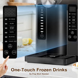 Danrelax Slushie Machine, 88 Oz Slushy for Home, LED Display, Auto-Clean, No Ice Needed, 6 Preset Programs, Frozen Drink Maker for Margaritas, Smoothies, Frappés, Milkshakes & Juices, Quiet Operation