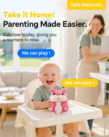 TWORIVER Talking Hamster Repeats What You Say,2025 Top Christmas Funny Gifts,Toddler Toys for Ages 2-4 5-7 8-13 Girls Pink Stocking+Stuffers Kids Interactive Dolls,a Most Popular Stuffed Animal Plush