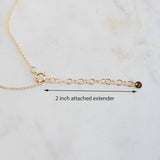 Austin Down to Earth Gold Cross Necklaces for Women, 14k Gold Filled Chain, Dainty Tiny Small Pendant, Christian Gift for Baptism Confirmation Graduation (16-18 inches, adjustable)