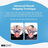 Pressure Point Neck Massager for Pain Relief, Trigger Point Massage Tool, Occipital Release, Headache Relief, Unique Design Targets Deep Neck Muscles, Fast Effective Relief