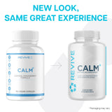 Revive MD Calm, Emotional Well-Being Support Supplement - Stress Management for Men & Women - Mood Enhancement Supplement Promotes Relaxation with L-Theanine, GABA & 5-HTP - 180 Capsules