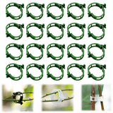 50Pcs Secured Plastic Plant Clip, 2026 Upgrade Plant Support Clips Reusable Garden Clips, Garden Clips for Climbing Plants Tomato Grape Vine Vegetables Plant Fixing Clips (50, Green)