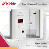Kidde Plug-in Carbon Monoxide Detector with Battery Backup & 10-Year Battery Smoke Detector with LED Alerts