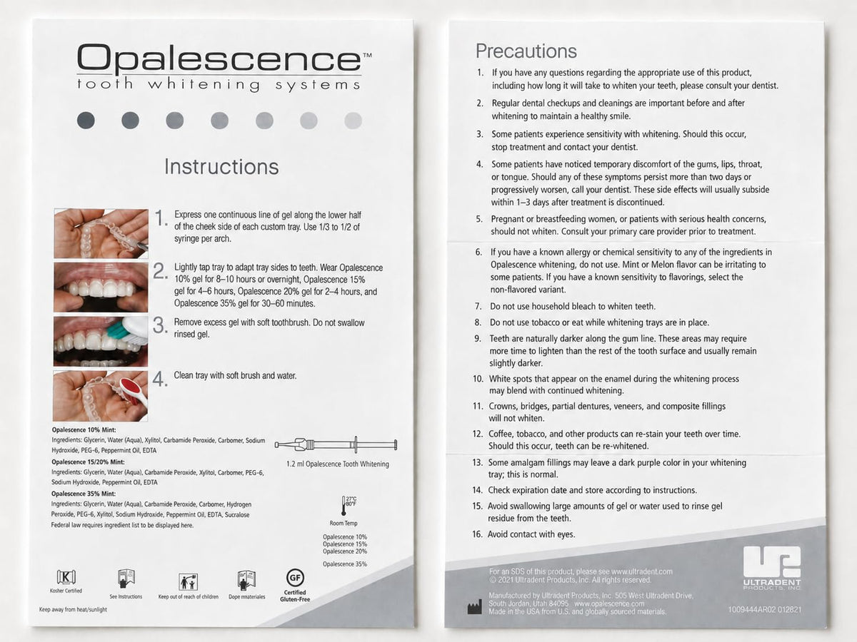 Opalescence 35% Teeth Whitening Gel Refill Syringes (4ct) -5197-2