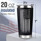 VIWIS 30th, 40th, 50th and 60th Birthday Gifts for Men, Dad from Son, Daughter, Wife - Gag Gifts For Men, Grandpa - Cool Old Man Gift, Old Lives Matter Tumbler 20oz - Funny Christmas Gifts