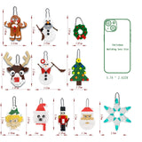 Christmas Ornaments Building Kit, Christmas Tree, Wreath, Santa, Snowman, Gingerbread, Reindeer, Nutcrackers, Snowflake 11-in-1. Stocking Stuffers Decor Toys Gifts for Boys Girls Kids.