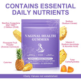 120 Count Vital Natural Vaginal Probiotics Source Feminine Gummies, PH Balance for Women, Improve Immune, Hawaiian Pineapple Flavor, Vegan & Low Sugar, Premium Balance Gummies