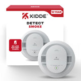 Kidde Smoke & Carbon Monoxide Detector with Smoke Detector, 10-Year Battery Powered Bundle