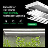 VIVOSUN T5 Grow Light Bulbs 2 Ft 22 Inches, 24W 6500K HO Fluorescent Tubes Light Bulbs, Cool White T5 Bulb for 22 Inches T5 Light Fixtures, T5 Grow Lights for Indoor Plants, 2 Ft 24W Pack of 5