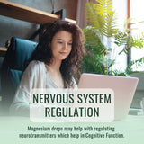 dilib Magnesium Glycinate 500mg - Liquid Magnesium Drops, Ashwagandha, L - Theanine, Chamomile - Calm & Stress Relief, Relaxation, Restful Sleep, Muscle Heart Health, Vegan - 2 Fl Oz (30 Days)