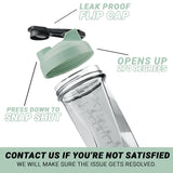 HELIMIX 2.0 Vortex Blender Shaker Bottle Holds upto 28oz | No Blending Ball or Whisk | USA Made | Portable Pre Workout Whey Protein Drink Shaker Cup | Mixes Cocktails Smoothies Shakes | Top Rack Safe