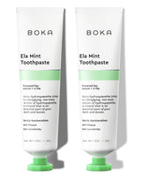 Boka Fluoride Free Toothpaste Nano Hydroxyapatite, Helps Remineralize, Appropriate for Sensitive Teeth, Whitening - for Adult, Kids Oral Care - Refresh Mint Flavor, 4 Fl Oz 3Pk