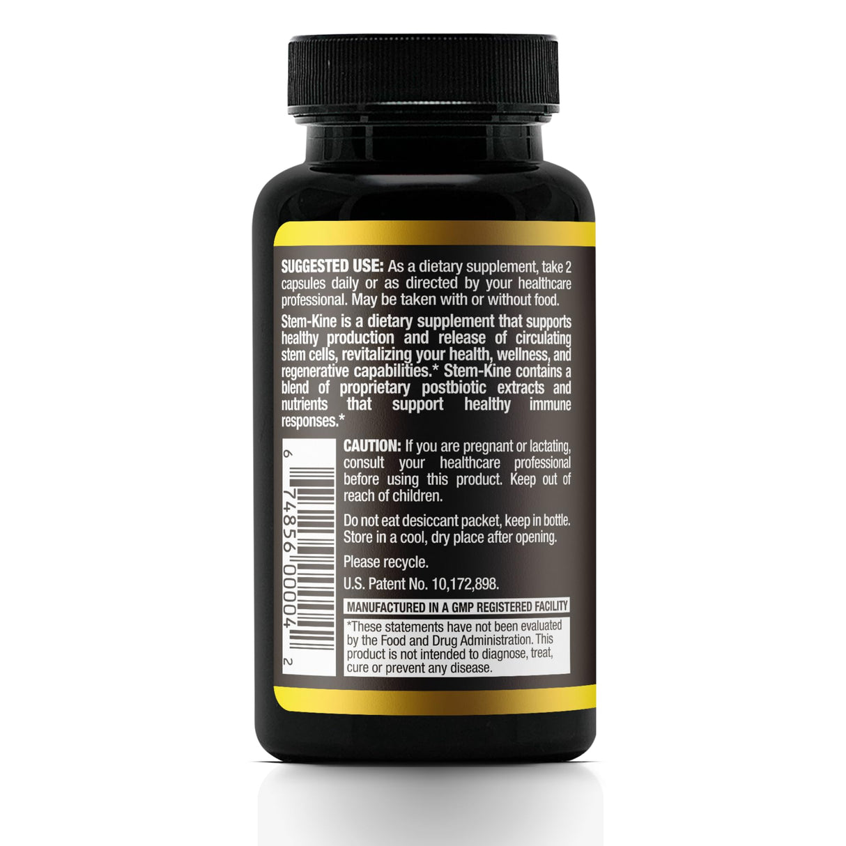 Aidan Products Stem-Kine Stem Cell Supplements, Clinically Proven to Increase Circulating Stem Cells, Promoting Aging Support, 60 Capsules