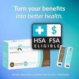 KETO-MOJO Blood Glucose and Ketone Test Strips Combo Pack | 60 Glucose + 60 Ketone Strips (120 Count) | for Use Only with GK+ Meter