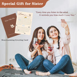 Sister Gifts, Sister Birthday Gift, 32" Sister Butterfly Wind Chimes, Sisters Gifts from Sister for Christmas Mothers Day