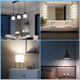 GvvooHome Vanity Light Bulbs for Bathroom, G25 LED Globe Light Bulbs for Makeup Mirror Dressing Room, 60W Equivalent, 5000K Daylight, 800LM, E26 Base, Non-Dimmable, 6-Pack