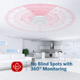 6 Pack Smoke and Carbon Monoxide Detectors, HATHEPHS 10-Year Battery Dual Sensor Smoke and CO Alarm with Large Test/Silence Button, Two Installation Ways
