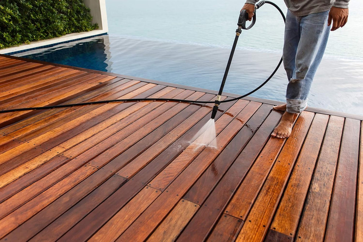 SEAL-ONCE Marine Ready Mix - 2 Gallon Penetrating Wood Sealer Waterproofer & Stain (Coastal Gray). Water-Based, Ultra-Low VOC Formula for high-Moisture Areas to Protect Wood Docks, Decks & Piers.