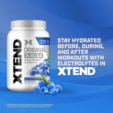 Xtend XTEND Original BCAA Powder 7g BCAA and 2.5g L-Glutamine, Sugar Free Post Workout Muscle Recovery Drink with Amino Acids for Men & Women, 90 Servings