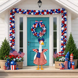 4th of July Porch Goose Outfits Patriotic Goose Costume for Outdoor Decor
