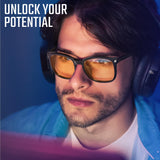 livho High Tech Blue Light Glasses - Advanced up to 99% Blue Light Blocking Computer Glasses - Anti Eyestrain & UV Glare