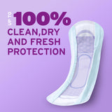 Poise Ultra Thin Incontinence Pads & Postpartum Pads for Bladder Leaks, 4 Drop Moderate Absorbency, Long Length, 144 Count, Packaging May Vary