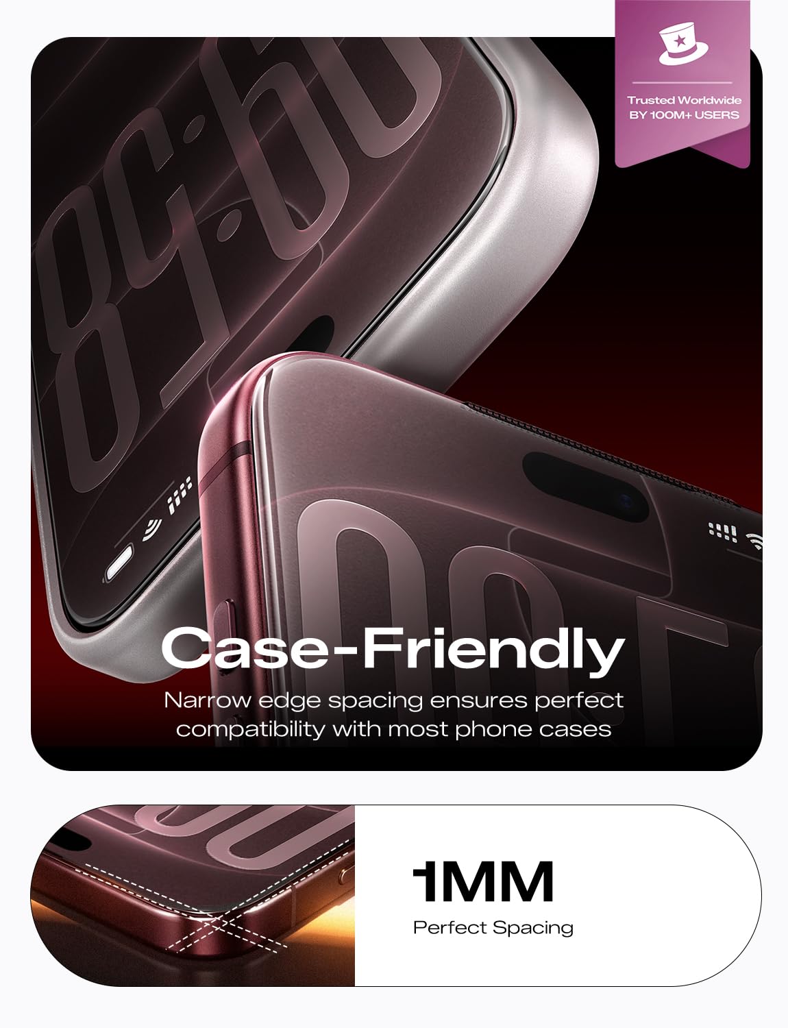 MAGIC JOHN for iPhone 18 Pro Max Screen Protector Easy Installation