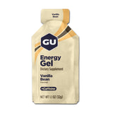 GU Energy Original Sports Nutrition Energy Gel, Vegan, Gluten-Free, Kosher, and Dairy-Free On-the-Go Energy for Any Workout, 24-Count, Vanilla Bean