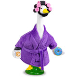 Lady Porch Goose Outfit Bathrobe Goose Outfit for 17/23" Outdoor Statue
