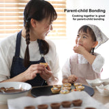 Yamteck 11 & 9 Inch Round Tart Pans with 2Pcs 4'' Mini Pans. Removable Bottom, Non-Stick Coating, Rugged Carbon Steel for Tart Quiche Pie Making. Gift for Christmas Thanksgiving Party Festival Family