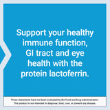 Life Extension Lactoferrin Caps, Healthy Immune Response, GI Support, Vision Health, Gluten-Free, Non-GMO, 1-Daily, Vegetarian, 60 Capsules