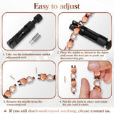 Copper Anklet for Women Magnetic Copper Ankle & Lymphatic Drainage Ring with 3500 Gauss Magnets 100% Solid Pure Copper Jewelry Gift with Adjustment Tool
