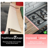Stainless Steel Stove Gap Covers in Pink– 2 Pack Adjustable 13.8” to 27.5” Retractable Stove Gap Filler, Heat Resistant Guard for Range Top & Counter Gaps, Easy to Clean and Maintain