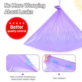 Commode Liners 120pcs Strong Portable Toilet Bags Leak Proof Lemon Scented Toilet Liners Disposable Adult Universal Fit Most Standard Bedside Commode, Porta Potty, Camping Toilet, NO Pad