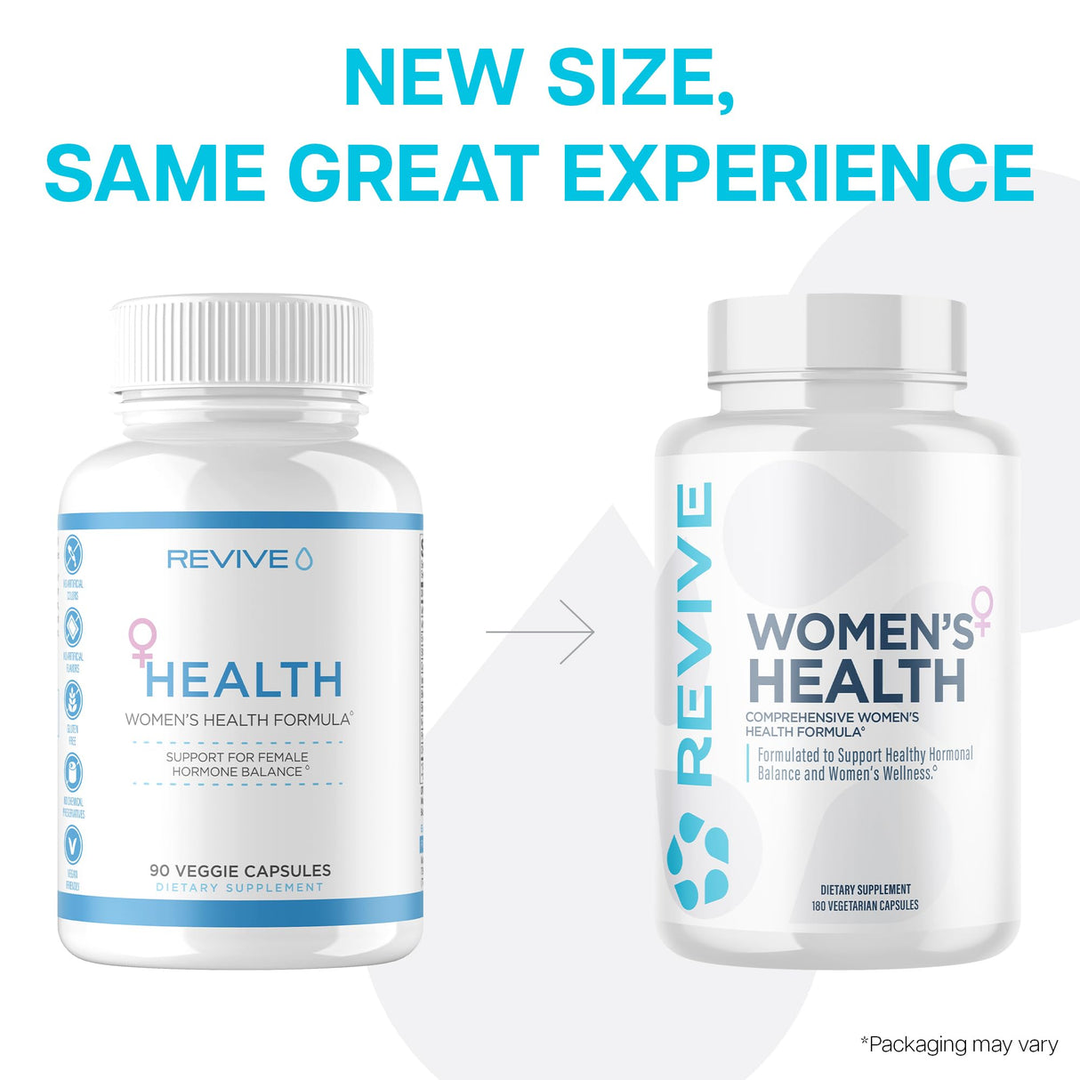 Revive MD Hormone Balance for Women - Hormone Support with Myo-Inositol, Chaste Berry, DIM, Vitamin C & E and Evening Primrose Oil - Women's Health Supplements for Hormonal Balancing - 180 Capsules