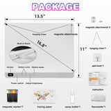 Cosmody Rechargeable LED Drawing Board,Gift for Boys Girls Ages 3+ (White)