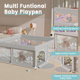 Hiaksedt Baby Playpen 50x50 Inch, Play Pens for Babies and Toddlers