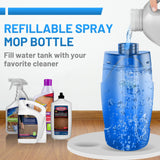 IOPRETTY Microfiber Hardwood Floor Mop - Spray Mop with 4 Washable Pads